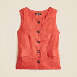 Jcrew linen vest